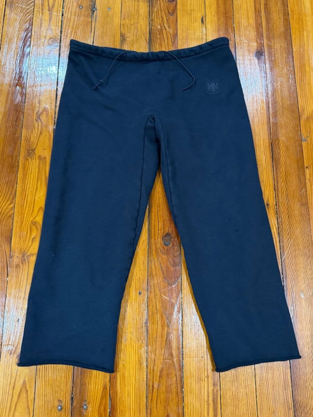Yeezy YZY Vultures Sweatpants Black Oversized Size 1 (FITS LIKE MEN L/XL)